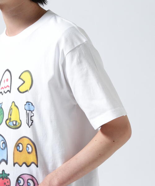 ROYAL FLASH（ロイヤルフラッシュ）の「guernika/ゲルニカ/PAC-MAN Paint T-shirt / PAC-MAN characters（Tシャツ/カットソー・メンズ・ホワイト・2XL/L/XL/M）」の12枚目の写真