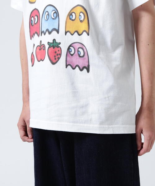 ROYAL FLASH（ロイヤルフラッシュ）の「guernika/ゲルニカ/PAC-MAN Paint T-shirt / PAC-MAN characters（Tシャツ/カットソー・メンズ・ホワイト・2XL/L/XL/M）」の13枚目の写真