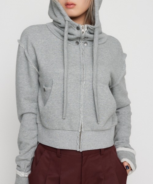 PATCHWORK フーディ LAGUA GEM ラグア スウェット パーカー LAGUA GEM（ラグアジェム）の「PATCHWORK フーディ（パーカー）」 - WEAR