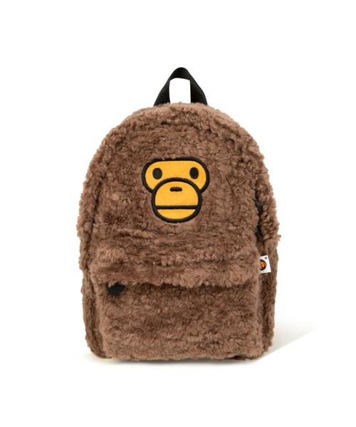 A BATHING APE（アベイシングエイプ）の「BABY MILO MINI BACKPACK #4（バックパック/リュック・メンズ・ブラウン・FREE）」の2枚目の写真