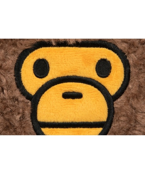 A BATHING APE（アベイシングエイプ）の「BABY MILO MINI BACKPACK #4（バックパック/リュック・メンズ・ブラウン・FREE）」の4枚目の写真