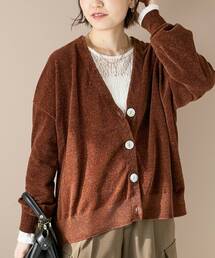 le.coeur blanc | モールヤーンVネックカーディガン(カーディガン/ボレロ)