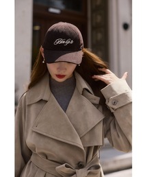 Her lip to（ハーリップトゥー）の「Logo Embroidered Corduroy Cap（キャップ・レディース）」