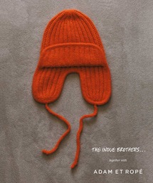 アダムエロペ　イヤーマフニット帽 アダムエロペ イヤーマフニット帽 アダムエロペ イヤーマフニット帽