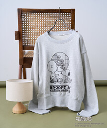 PEANUTS Tea Room スウェット/ピーナッツ プリントスウェット