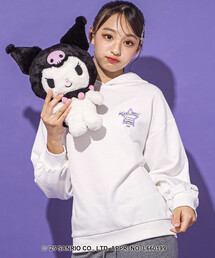 ZIDDY | 【クロミ】ロゴプリント刺しゅうフーディ(130~160cm)(スウェット)