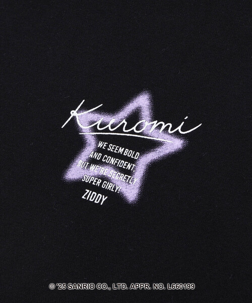ZIDDY（ジディ）の「【クロミ】ロゴプリント刺しゅうフーディ(130~160cm)（スウェット・キッズ・オフホワイト/ブラック・FREE/130cm/150cm/140cm）」の19枚目の写真