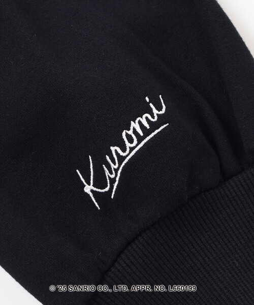 ZIDDY（ジディ）の「【クロミ】ロゴプリント刺しゅうフーディ(130~160cm)（スウェット・キッズ・オフホワイト/ブラック・FREE/130cm/150cm/140cm）」の20枚目の写真