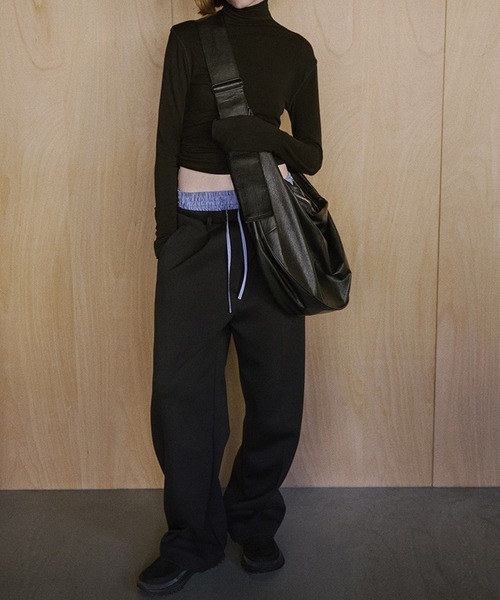 TODAYFUL（トゥデイフル）の「【TODAYFUL/トゥデイフル】Powdery Turtle Tops/パウダリータートルトップス（Tシャツ/カットソー・レディース・ブラック/ライトブルー/キナリ・FREE）」の8枚目の写真