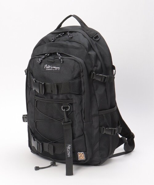 VENCEEXCHANGE(ヴァンスエクスチェンジ)の「Philip Lumbang/フィリップ・ランバン BOXロゴバンジーコードバックパック(バックパック/リュック・メンズ・ブラック/レッド・フリー)」の1枚目の写真