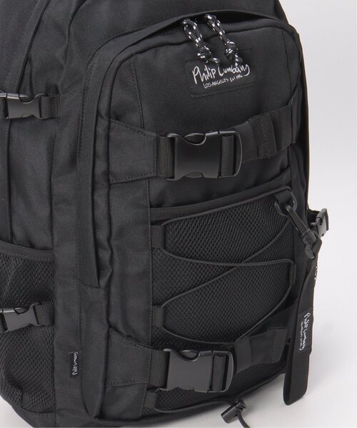 VENCEEXCHANGE(ヴァンスエクスチェンジ)の「Philip Lumbang/フィリップ・ランバン BOXロゴバンジーコードバックパック(バックパック/リュック・メンズ・ブラック/レッド・フリー)」の10枚目の写真