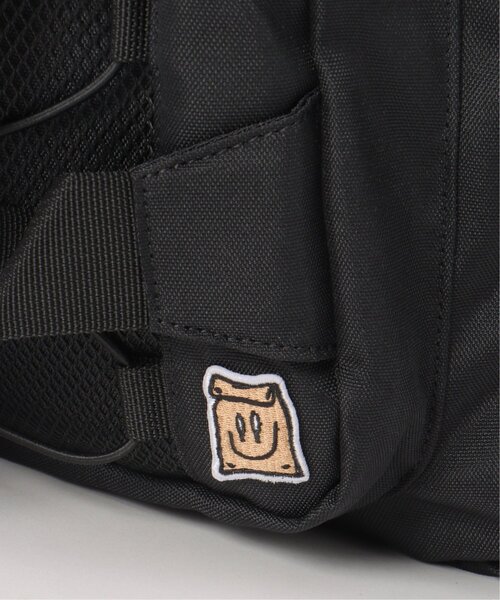 VENCEEXCHANGE(ヴァンスエクスチェンジ)の「Philip Lumbang/フィリップ・ランバン BOXロゴバンジーコードバックパック(バックパック/リュック・メンズ・ブラック/レッド・フリー)」の4枚目の写真