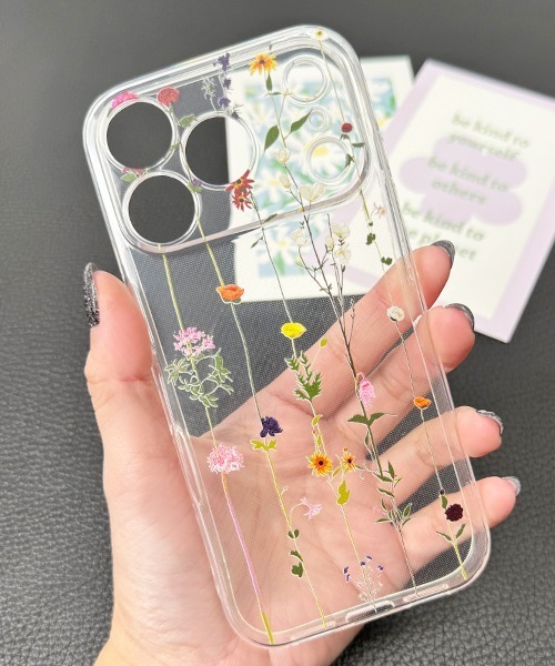 Fun & Daily(ファンアンドデイリー)の「Clear Flower iPhone Case 16 17 Pro ProMax Air / アイフォンケース(スマホケース/カバー・レディース・その他2/その他1・iPhone 16/iPhone 16 Pro/iPhone 17/iPhone 17 Pro/iPhone 17 Pro Max/iPhone Air/iPhone 16 Pro Max)」の16枚目の写真