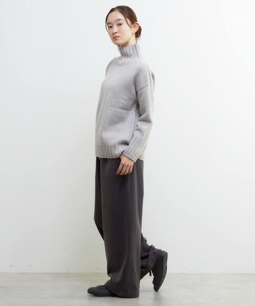 Lourmarin(ルールマラン)の「《別注》【ISLAND TIDES/アイランド タイド】タートルネックニットプルオーバー(ニット/セーター・レディース・アイボリー/ブルーグリーン/ライトグレー/ネイビー・FREE)」の7枚目の写真