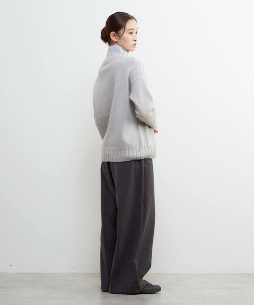 Lourmarin(ルールマラン)の「《別注》【ISLAND TIDES/アイランド タイド】タートルネックニットプルオーバー(ニット/セーター・レディース・アイボリー/ブルーグリーン/ライトグレー/ネイビー・FREE)」の12枚目の写真