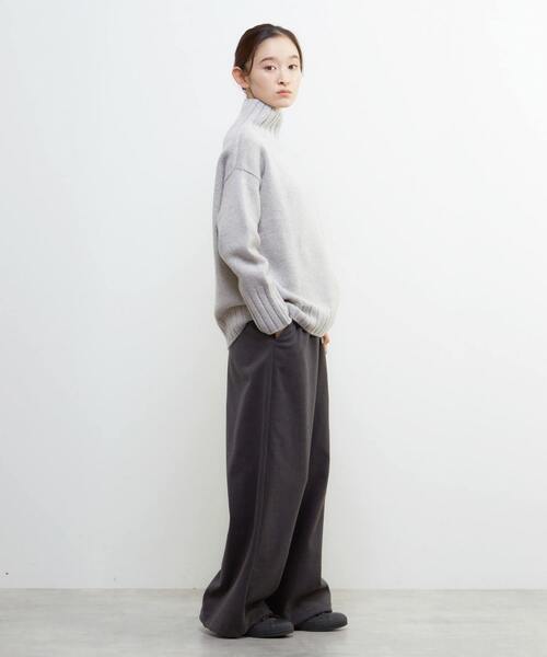 Lourmarin(ルールマラン)の「《別注》【ISLAND TIDES/アイランド タイド】タートルネックニットプルオーバー(ニット/セーター・レディース・アイボリー/ブルーグリーン/ライトグレー/ネイビー・FREE)」の13枚目の写真