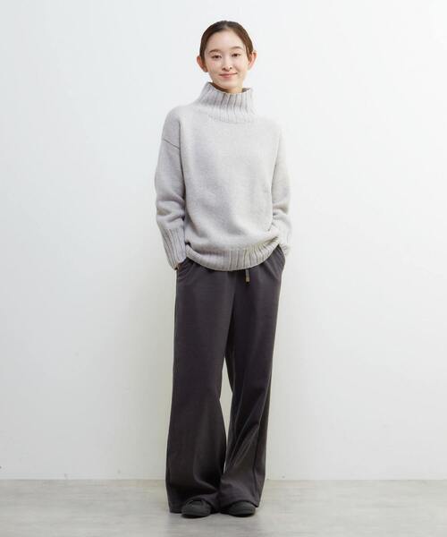 Lourmarin(ルールマラン)の「《別注》【ISLAND TIDES/アイランド タイド】タートルネックニットプルオーバー(ニット/セーター・レディース・アイボリー/ブルーグリーン/ライトグレー/ネイビー・FREE)」の14枚目の写真