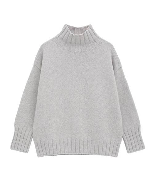 Lourmarin(ルールマラン)の「《別注》【ISLAND TIDES/アイランド タイド】タートルネックニットプルオーバー(ニット/セーター・レディース・アイボリー/ブルーグリーン/ライトグレー/ネイビー・FREE)」の15枚目の写真