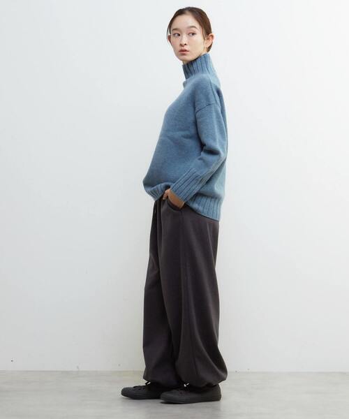 Lourmarin(ルールマラン)の「《別注》【ISLAND TIDES/アイランド タイド】タートルネックニットプルオーバー(ニット/セーター・レディース・アイボリー/ブルーグリーン/ライトグレー/ネイビー・FREE)」の18枚目の写真