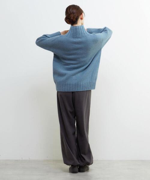 Lourmarin(ルールマラン)の「《別注》【ISLAND TIDES/アイランド タイド】タートルネックニットプルオーバー(ニット/セーター・レディース・アイボリー/ブルーグリーン/ライトグレー/ネイビー・FREE)」の19枚目の写真