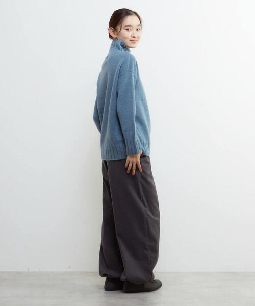 Lourmarin(ルールマラン)の「《別注》【ISLAND TIDES/アイランド タイド】タートルネックニットプルオーバー(ニット/セーター・レディース・アイボリー/ブルーグリーン/ライトグレー/ネイビー・FREE)」の20枚目の写真