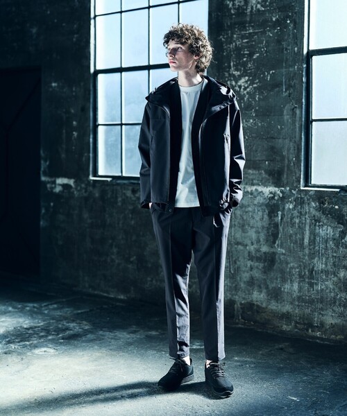 COMME CA MEN(コムサメン)の「【COMME CA MEN BLACK】3レイヤーテック パーカ(ブルゾン・メンズ・ブラック・L/M)」の2枚目の写真