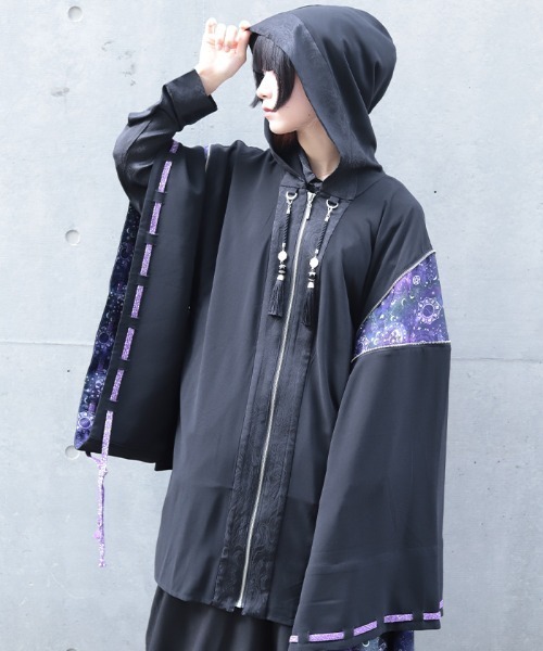 陰陽師✕占星ジップ付羽織 パーカー REZEN（リゼン）の「陰陽師×占星ジップ付羽織（その他アウター）」 - WEAR