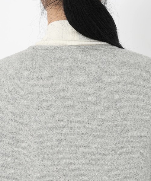 STRAWBERRY-FIELDS（ストロベリーフィールズ）の「ホームスパンラメツイード_コンパクトツイードジャケット（ノーカラージャケット・レディース・ブラック/ライトグレー/ダークブラウン・2）」の9枚目の写真