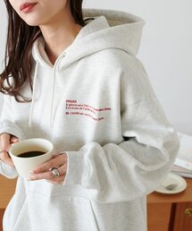 DISCOAT（ディスコート）の「【ユニセックス/WEB限定】ミニ刺繍ロゴ裏起毛フーディ（Tシャツ/カットソー・メンズ）」