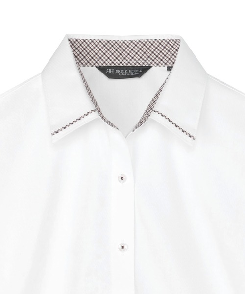 TOKYO SHIRTS（トウキョウシャツ）の「形態安定ノンアイロン レギュラー 長袖ビジネスワイシャツ（ビジネスシャツ・レディース・ホワイト・S/M/L/LL）」の3枚目の写真
