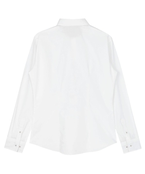 TOKYO SHIRTS（トウキョウシャツ）の「形態安定ノンアイロン レギュラー 長袖ビジネスワイシャツ（ビジネスシャツ・レディース・ホワイト・S/M/L/LL）」の2枚目の写真