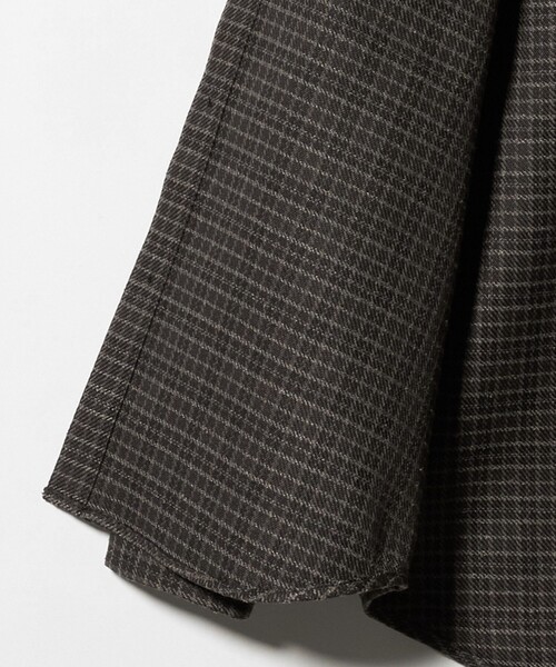 green label relaxing(グリーンレーベルリラクシング)の「ブークレ チェック ジャストルーズ シャツ(シャツ/ブラウス・メンズ・ダークグレー/ベージュ/ブラウン系・S/XL/L/M)」の19枚目の写真