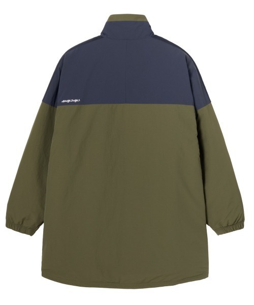 UMBRO（アンブロ）の「UMBRO [AWAY DAYS] Nylon Woven Half Coat（アンブロ アウェイデイズ ナイロンウーブンハーフコート）（ナイロンジャケット・メンズ・ブラック/グリーン・LARGE/MEDIUM/SMALL）」の5枚目の写真