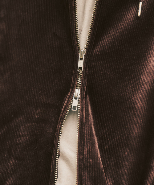 417 EDIFICE（フォーワンセブンエディフィス）の「コーディロイ カラーライニング ジップパーカー（パーカー・メンズ・ブラック/ブラウン/ベージュ・MEDIUM/LARGE）」の7枚目の写真