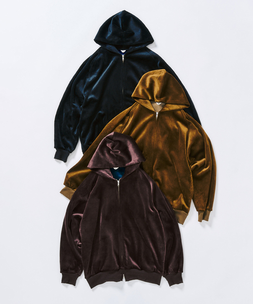 417 EDIFICE（フォーワンセブンエディフィス）の「コーディロイ カラーライニング ジップパーカー（パーカー・メンズ・ブラック/ブラウン/ベージュ・MEDIUM/LARGE）」の12枚目の写真