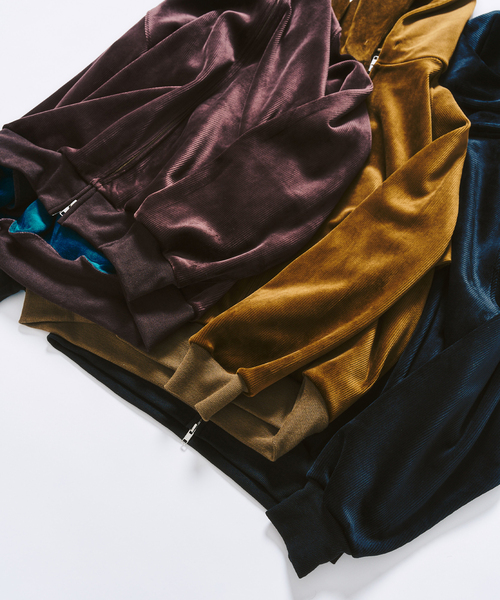 417 EDIFICE（フォーワンセブンエディフィス）の「コーディロイ カラーライニング ジップパーカー（パーカー・メンズ・ブラック/ブラウン/ベージュ・MEDIUM/LARGE）」の14枚目の写真