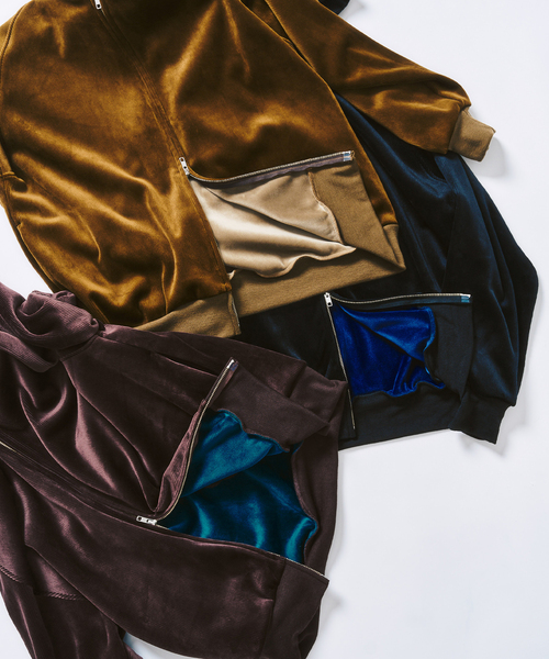 417 EDIFICE（フォーワンセブンエディフィス）の「コーディロイ カラーライニング ジップパーカー（パーカー・メンズ・ブラック/ブラウン/ベージュ・MEDIUM/LARGE）」の15枚目の写真