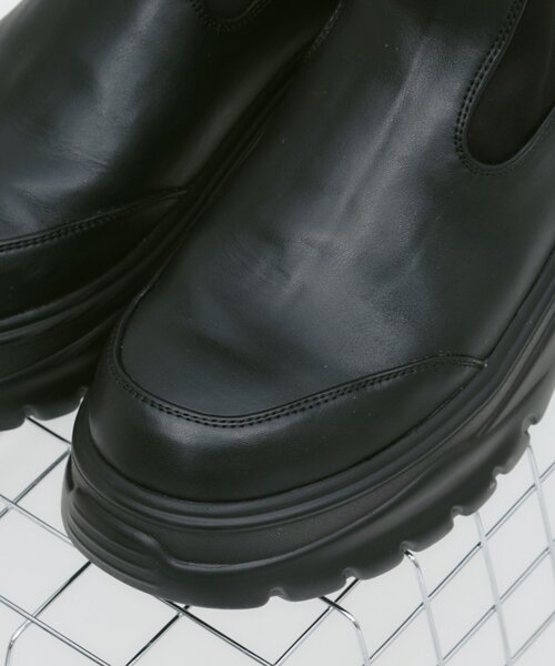 CIAOPANIC TYPY(チャオパニックティピー)の「【yomo企画】ストレッチ厚底ミドルブーツ(ブーツ・レディース・ブラウン/ブラック・SMALL/MEDIUM/LARGE)」の18枚目の写真