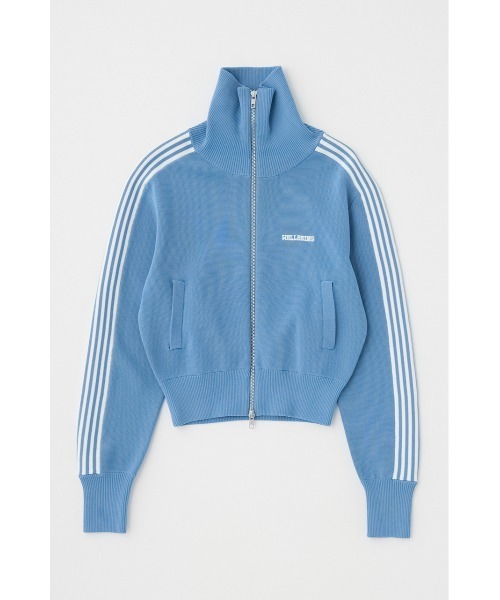 MOUSSY（マウジー）の「【EC限定】KNIT トラックジャケット（ジャージ・レディース・オフホワイト/ライトブルー/ネイビー・FREE）」の21枚目の写真