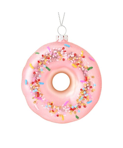 ガラスオーナメント ドーナツ ピンク（インテリア雑貨）｜Francfranc