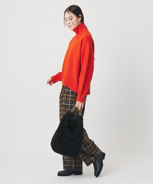 BEAUTY&amp;YOUTH ウール カシミヤ アクアタートルネックニット ブラック BEAUTY&YOUTH UNITED ARROWS（ビューティーアンドユースユナイテッド