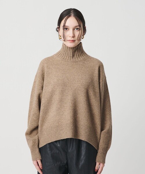 ウールカシミヤ アクアタートルネックニット（ニット/セーター