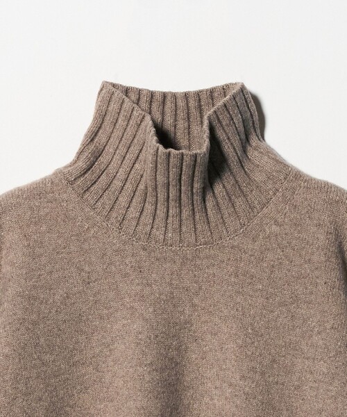 ウールカシミヤ アクアタートルネックニット（ニット/セーター