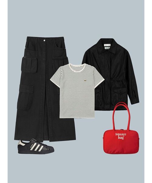 AVANDRESS(アバンドレス )の「Evelyn Long Denim Skirt COTTON BLACK(スカート・レディース・ブラック・SMALL)」の10枚目の写真