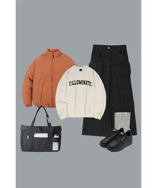 AVANDRESS(アバンドレス )の「Evelyn Long Denim Skirt COTTON BLACK(スカート・レディース・ブラック・SMALL)」の11枚目の写真