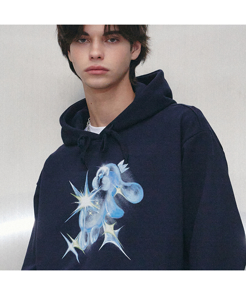 ログアウトフードパーカー ネイビー（パーカー）｜GAKKAI UNIONS