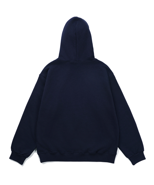 GAKKAI UNIONS(ガッカイユニオンズ)の「ログアウトフードパーカー ネイビー(パーカー・レディース・その他・X-LARGE/SMALL/MEDIUM/LARGE)」の3枚目の写真