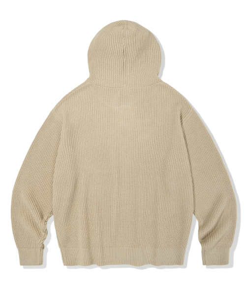 F.ILLUMINATE（フィルミネイト）の「FLM ブリーズフードニット-ベージュ（ニット/セーター・レディース・その他・SMALL/MEDIUM/LARGE）」の2枚目の写真