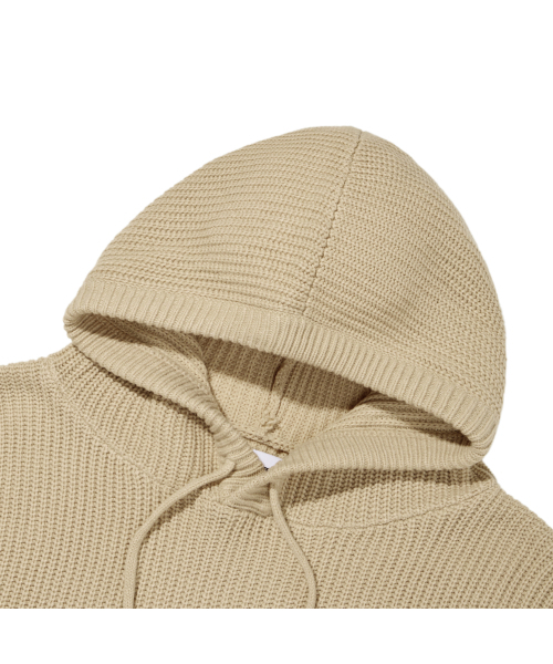 F.ILLUMINATE（フィルミネイト）の「FLM ブリーズフードニット-ベージュ（ニット/セーター・レディース・その他・SMALL/MEDIUM/LARGE）」の8枚目の写真