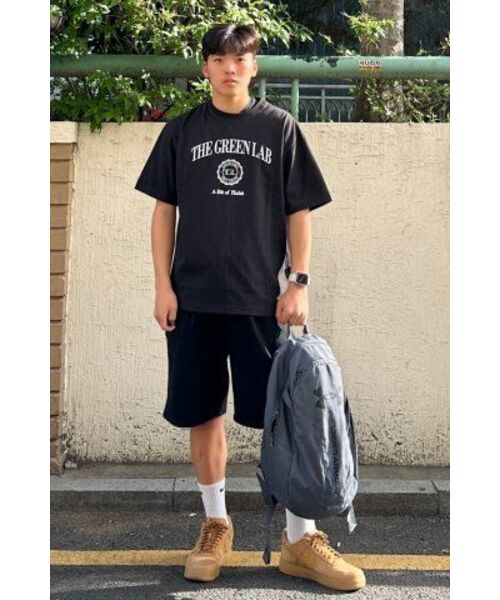 THE GREEN LAB（ザグリーンラボ）の「バスティグラフィック半袖Tシャツ[ブラック]（Tシャツ/カットソー・メンズ・その他・SMALL/MEDIUM/LARGE/X-LARGE）」の8枚目の写真